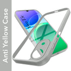 For Vivo T5e 4G Back Cover Case Ultra-Hybrid (Lifetime Anti Yellow | Anti Scratch | Crystal Clear Shockproof)