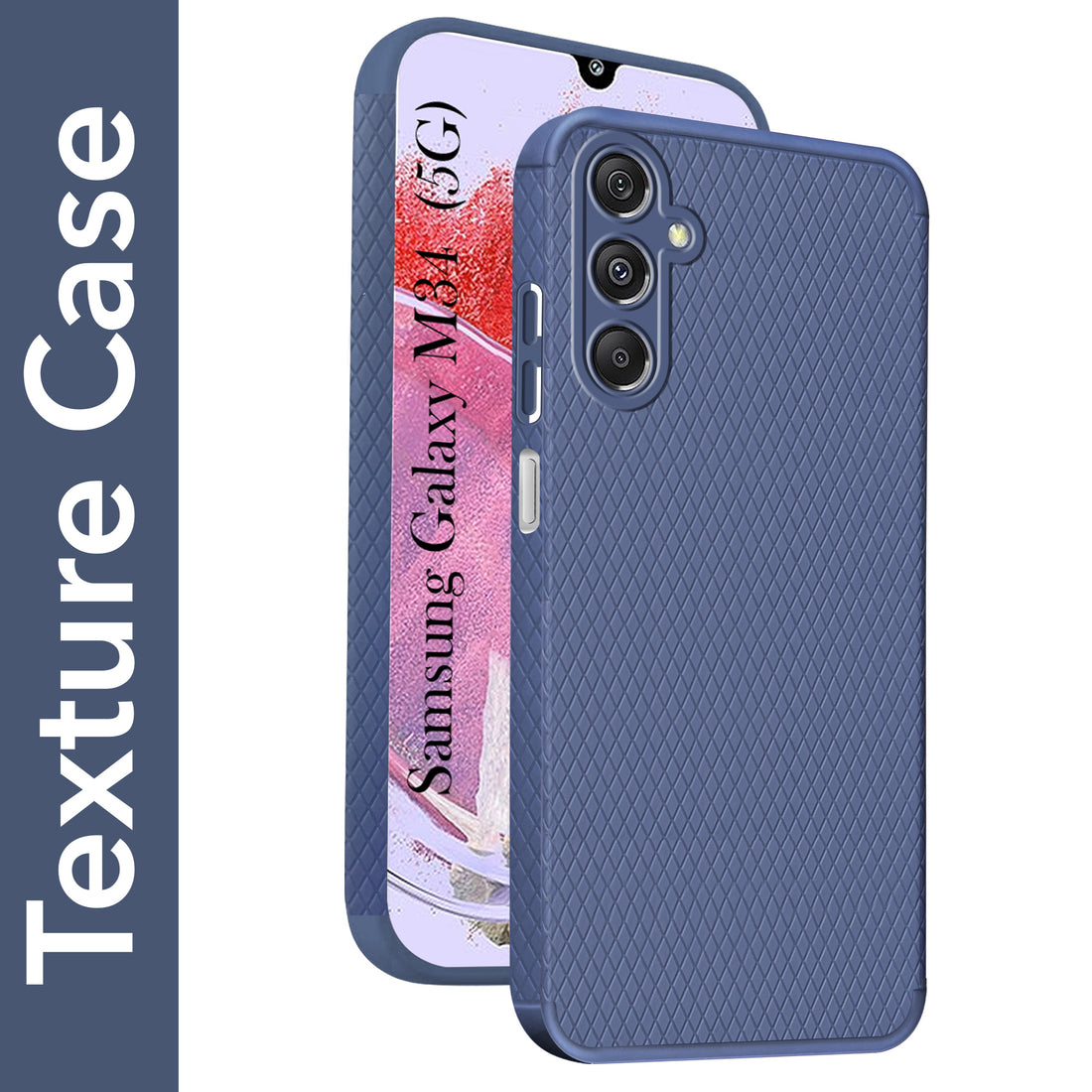 For Samsung Galaxy M34 5G Back Cover Case (Liquid Silicone | Side Grip | Camera Protection)