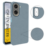 For Redmi A5 4G Back Cover Case (Glass Like Camera Protection | Leather Feel | Minimalist Professional Grip)