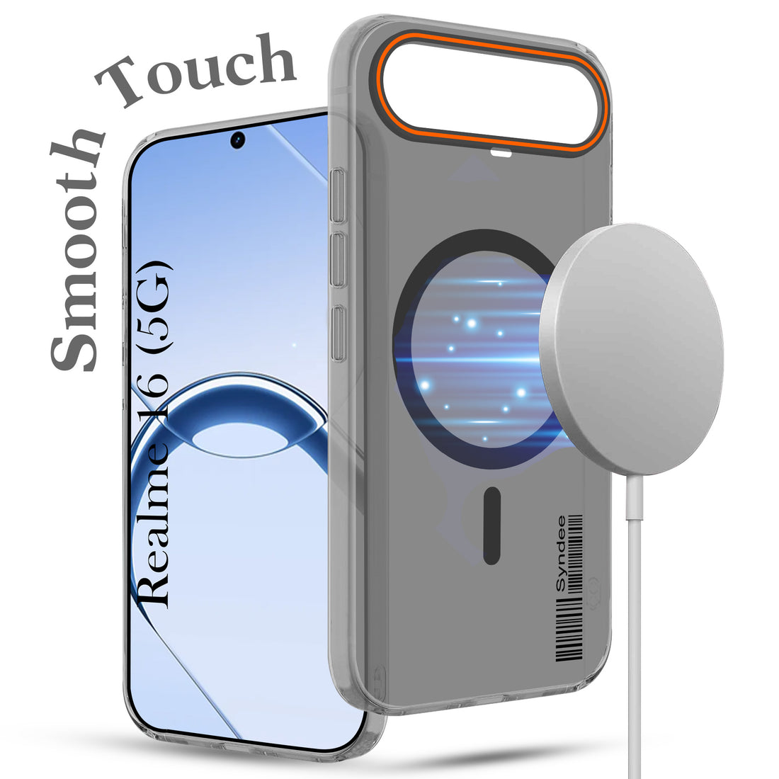 For Realme 16 Back Cover Case (Soft Touch | Camera Bump Protection | MagSafe Compatible | Matte Finish)