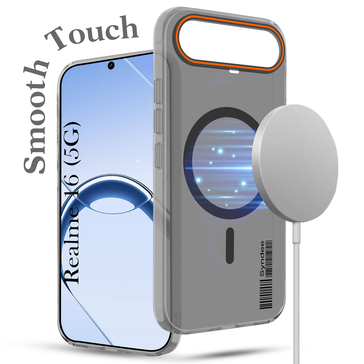For Realme 16 Back Cover Case (Soft Touch | Camera Bump Protection | MagSafe Compatible | Matte Finish)