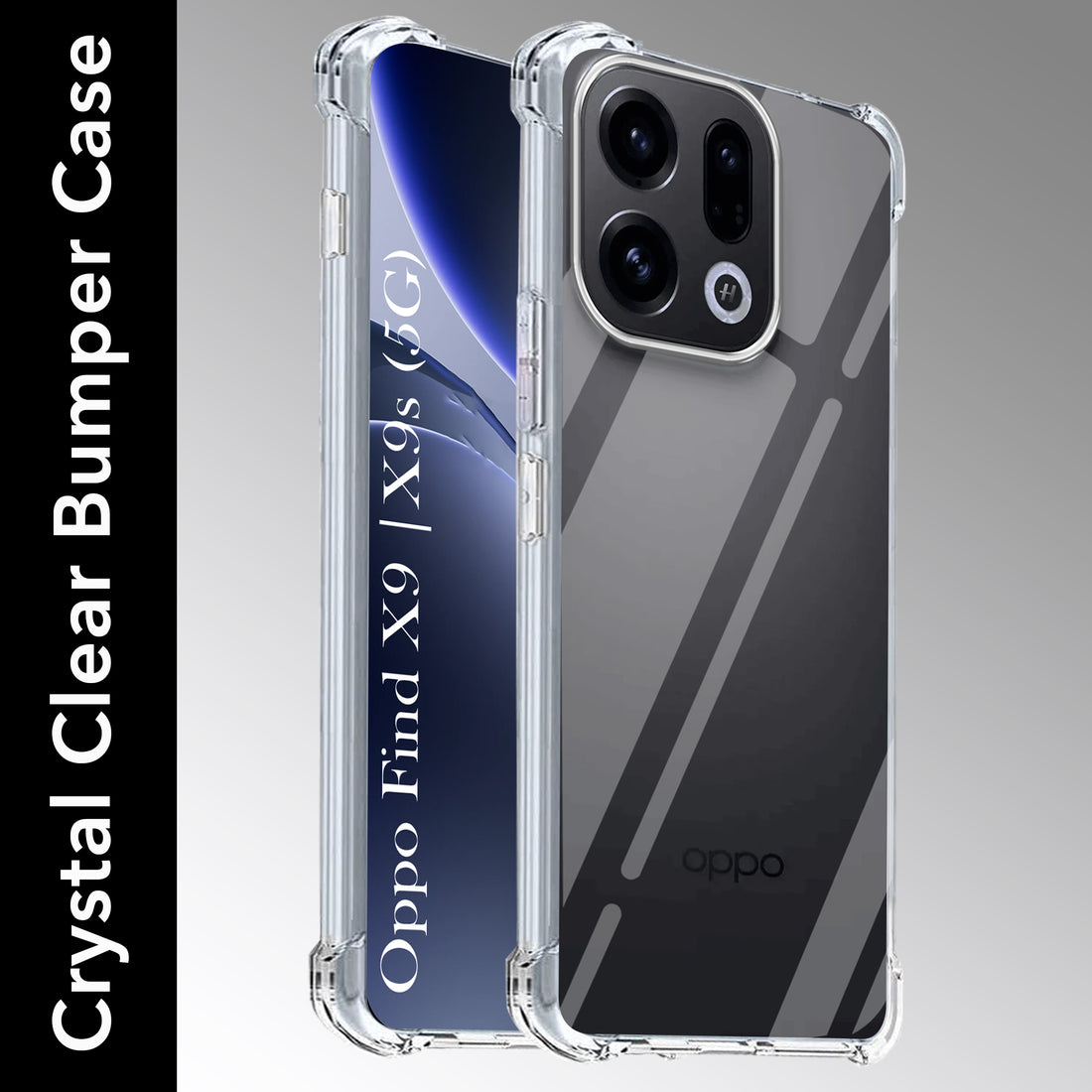 For Oppo Find X9 | Oppo Find X9s Back Cover Shockproof Crystal-Clear (Drop & Camera Protection | Hard Polycarbonate)