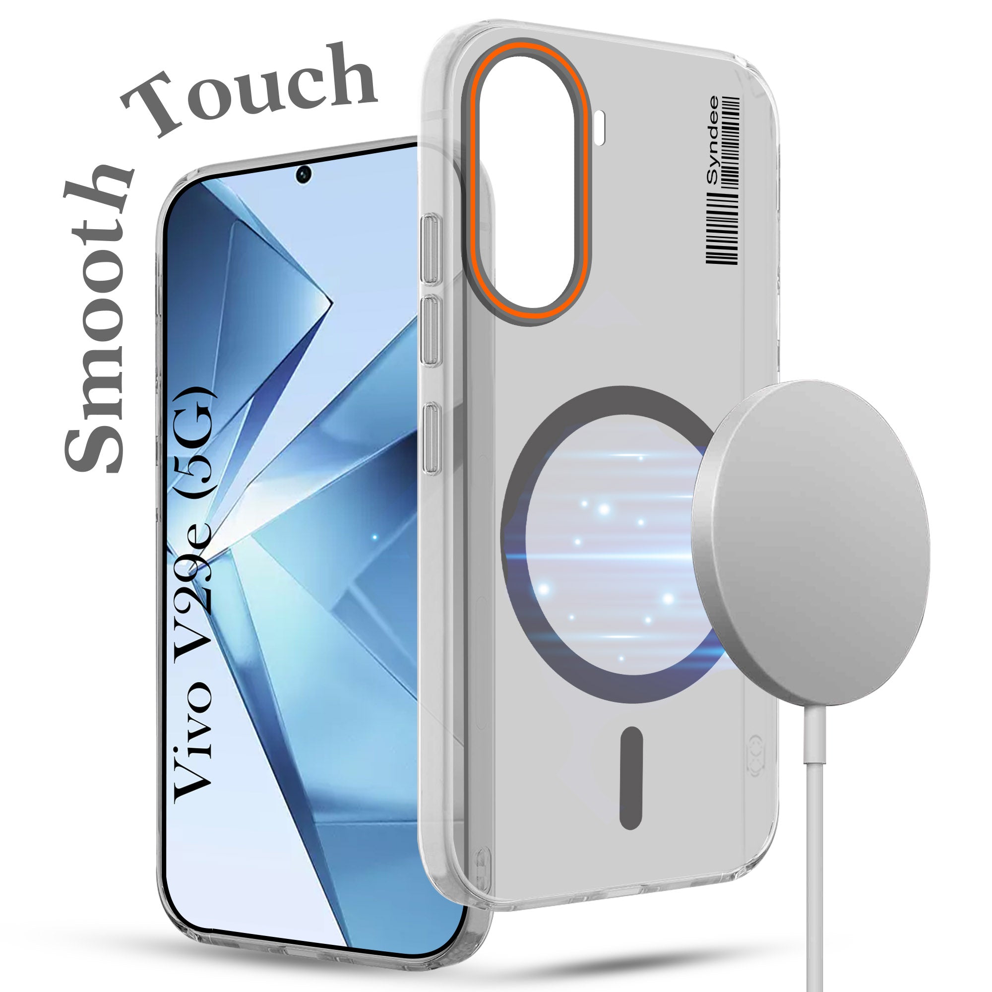 For Vivo V29e 5G Back Cover Case (Soft Touch | Camera Bump Protection | MagSafe Compatible | Matte Finish)