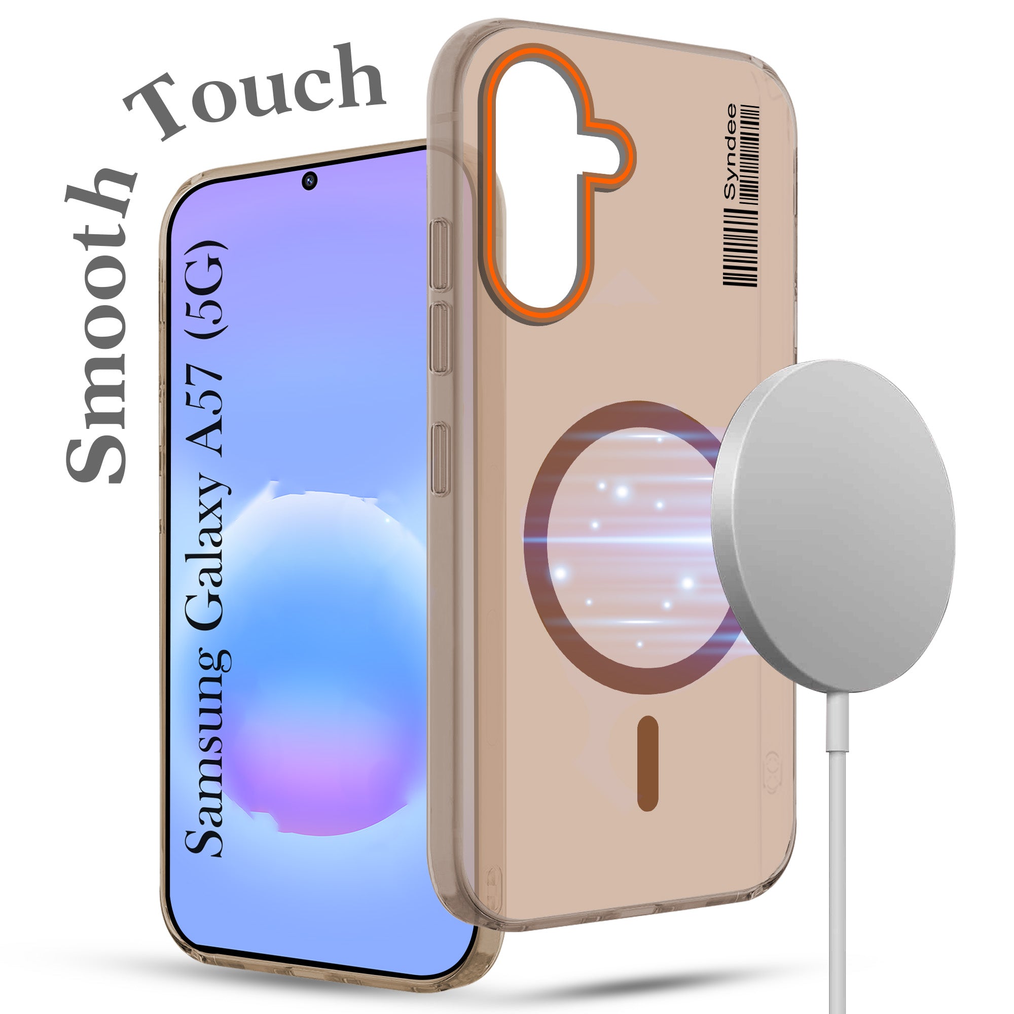 For Samsung Galaxy A57 5G Back Cover Case (Soft Touch | Camera Bump Protection | MagSafe Compatible | Matte Finish)