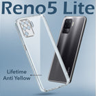 For Oppo Reno5 Lite | Reno 5 Lite  Back Cover Case (Hard Anti Yellow Clear Case | Drop & Camera Protection | Shockproof Polycarbonate)