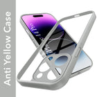 For Apple iPhone 14 Pro Back Cover Case Ultra-Hybrid (Lifetime Anti Yellow | Anti Scratch | Crystal Clear Shockproof)