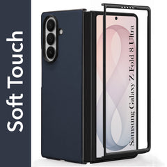 For Samsung Galaxy Z Fold 8 Ultra Premium Cover Case (Soft Leater Touch | Interior Protective Cloth | Slim 360* Protection)