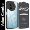 For Vivo Y39 Combo with Back Cover and 9H Tempered Glass (Lifetime Anti-Yellow | Crystal Clear Shockproof | Oleophobic Coating Screen Glass)