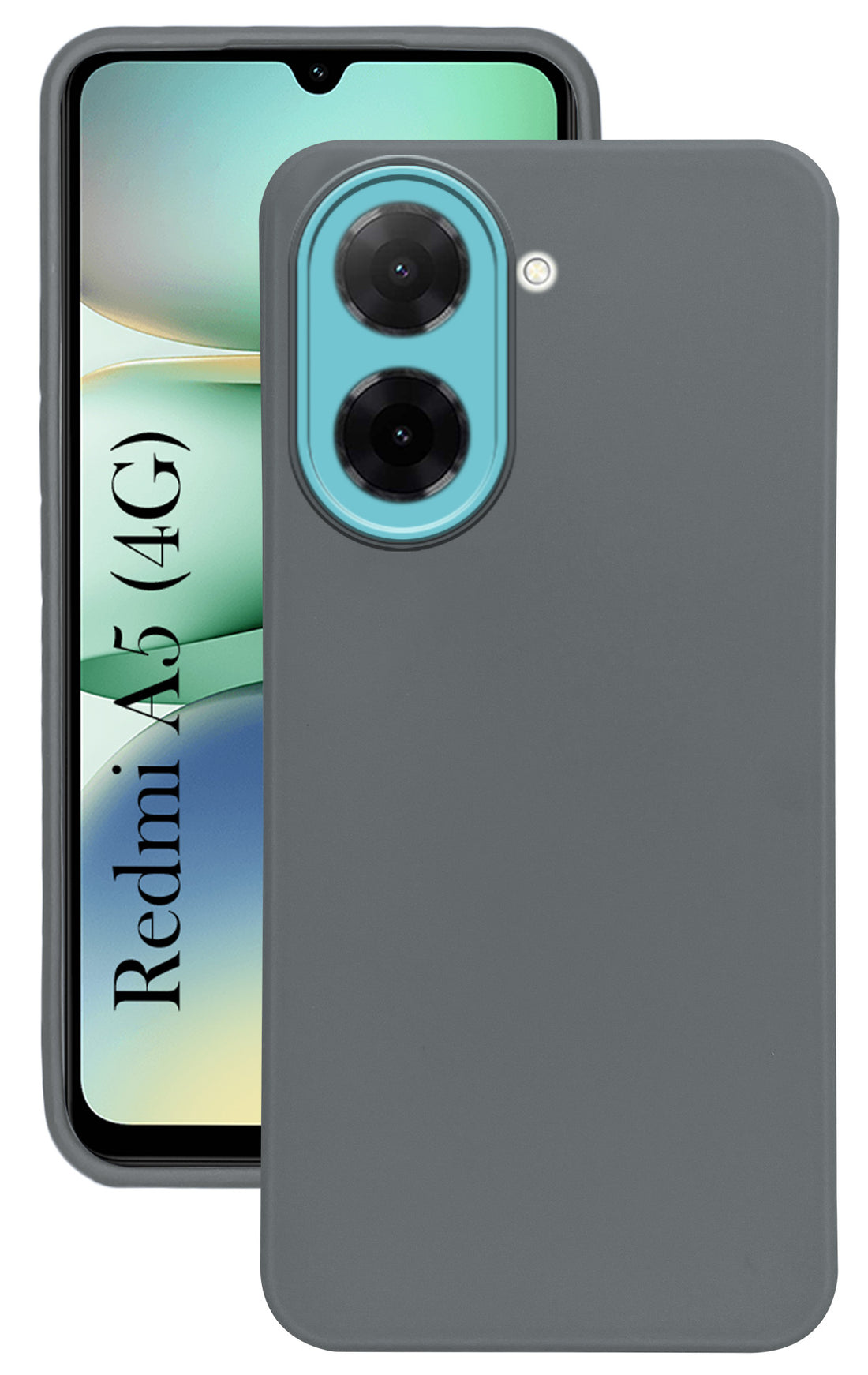 For Redmi A5 4G Back Cover Case ( Dual Color Matte Finish | Full Camera Protection | Sleek and Professional)