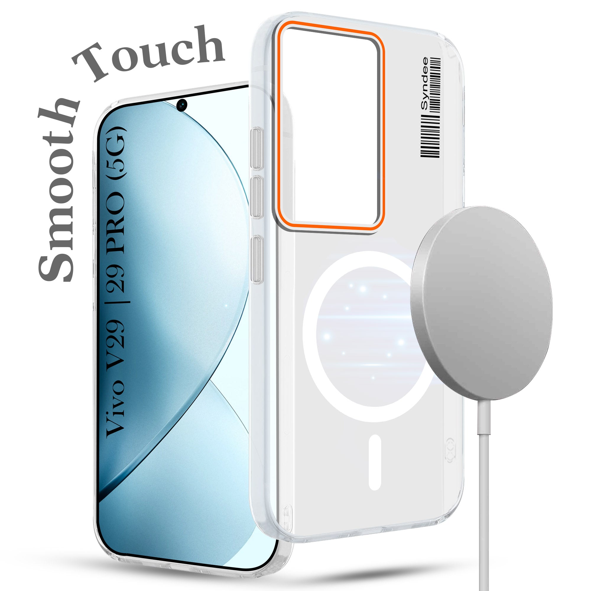 For Vivo V29 | Vivo V29 Pro 5G Back Cover Case (Soft Touch | Camera Bump Protection | MagSafe Compatible | Matte Finish)