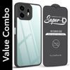 For OnePlus N6 (Combo with Back Cover and 9H Tempered Glass (Lifetime Anti-Yellow | Crystal Clear Shockproof | Oleophobic Coating Screen Glass)