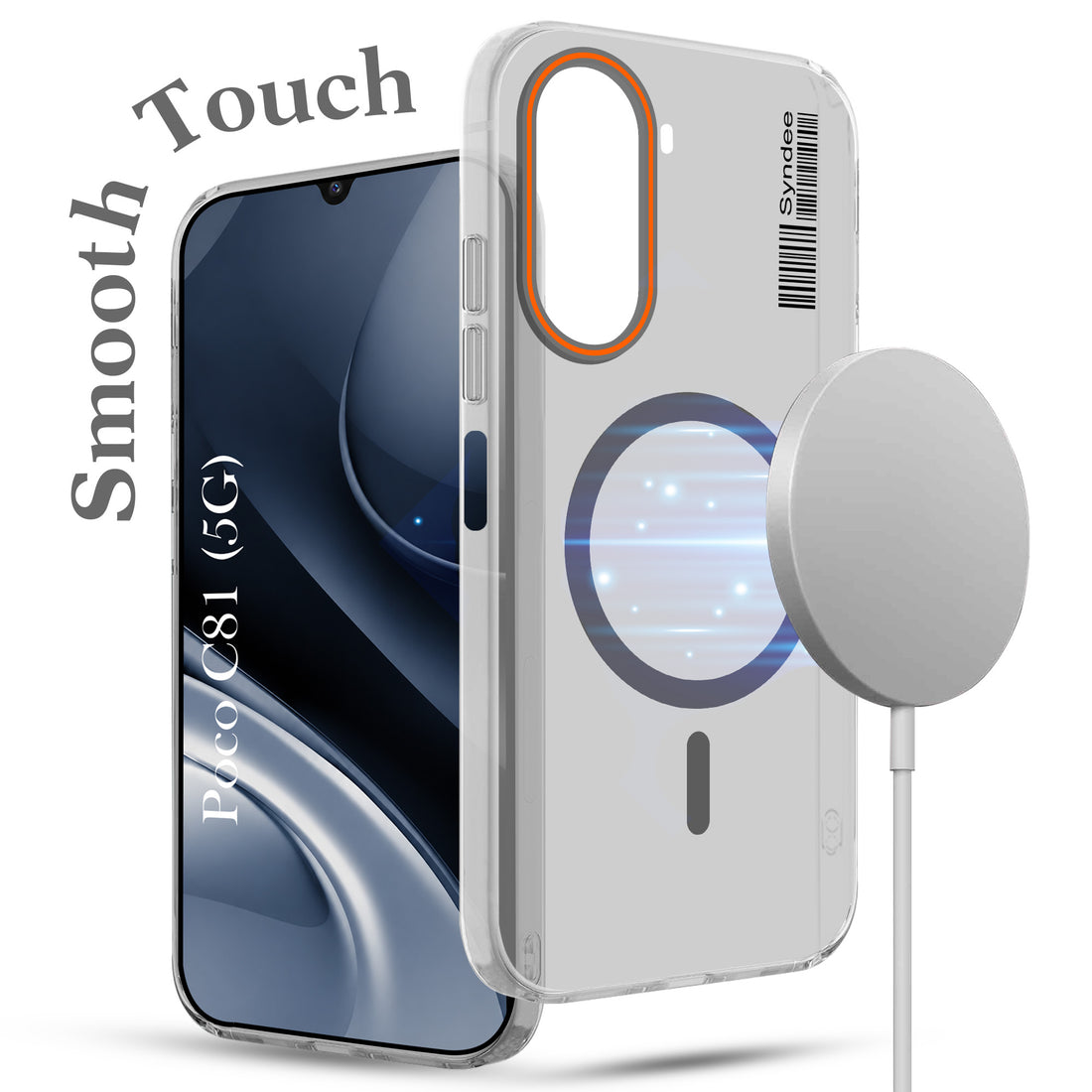 For Poco C81 5G Back Cover Case (Soft Touch | Camera Bump Protection | MagSafe Compatible | Matte Finish)