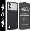 For Nothing Phone 4B 5G Combo (Textured Grip Design | Micro-Fiber Cloth Inside | Oleophobic Coating Screen Glass)
