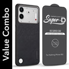 For Nothing Phone 4B 5G Combo (Textured Grip Design | Micro-Fiber Cloth Inside | Oleophobic Coating Screen Glass)