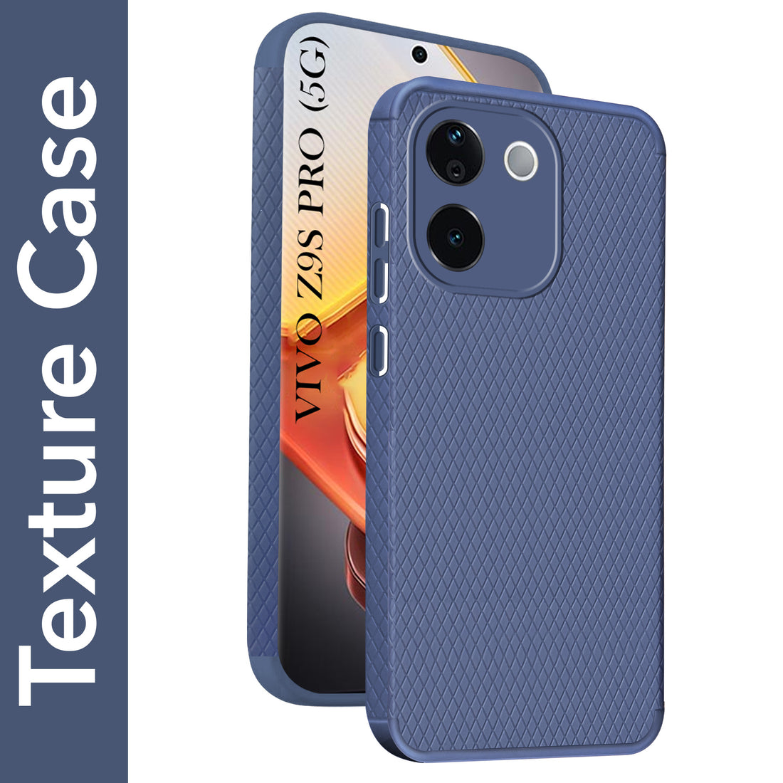 For Vivo iQOO Z9s Pro Back Cover Case (Liquid Silicone | Side Grip | Camera Protection)