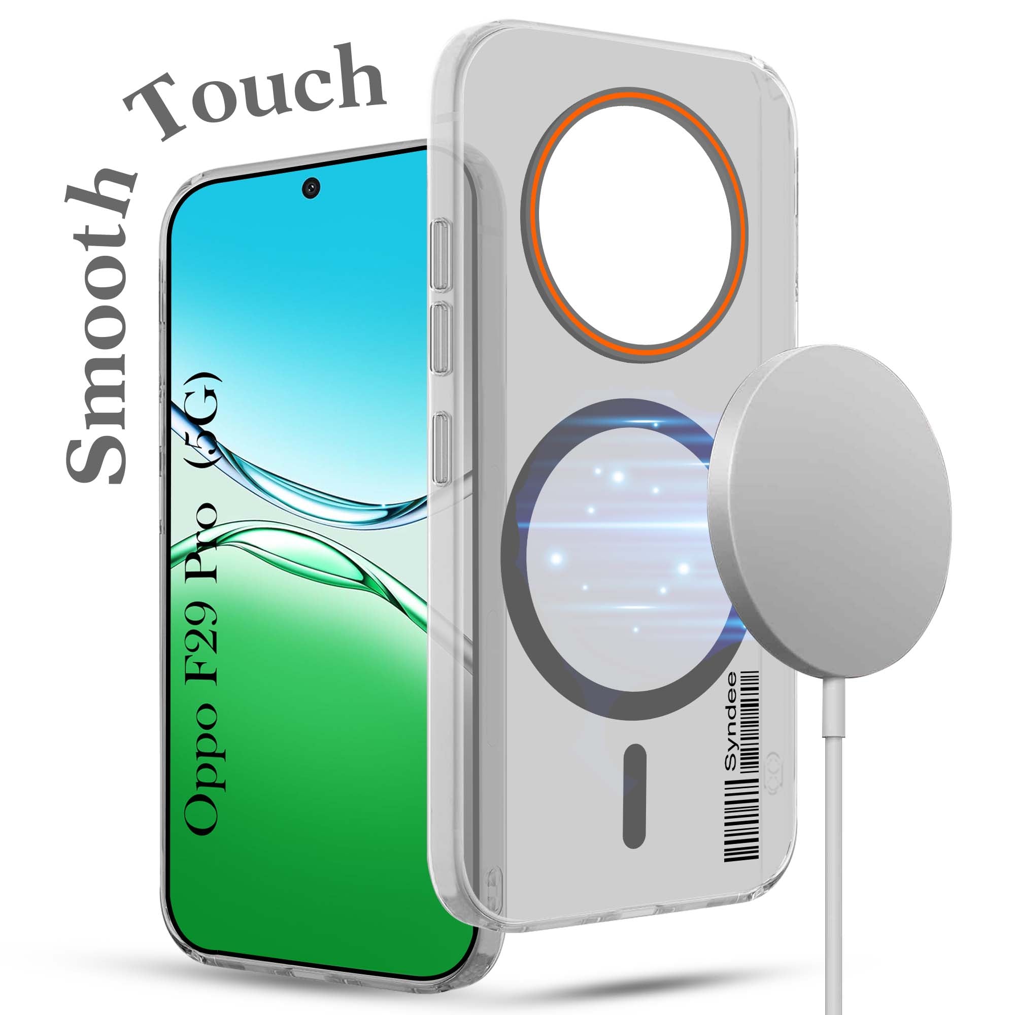 For Oppo F29 Pro Back Cover Case (Soft Touch | Camera Bump Protection | MagSafe Compatible | Matte Finish)