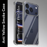 For Apple iPhone 17 Pro Max Back Cover (Anti Yellow Case | Drop & Camera Protection | Hard Polycarbonate)