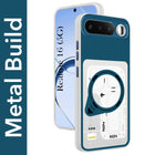 For Realme 16 Metallic Back Cover Case (Metallic Camera Protection & Buttons | Translucent Milky Shade | Hard Polycarbonate)