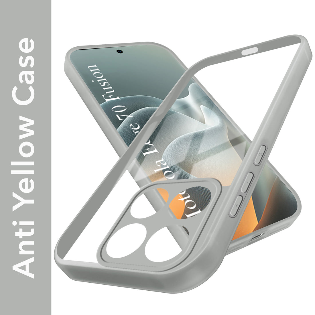 For Motorola Moto Edge 70 Fusion Back Cover Case Ultra-Hybrid (Lifetime Anti Yellow | Anti Scratch | Crystal Clear Shockproof)