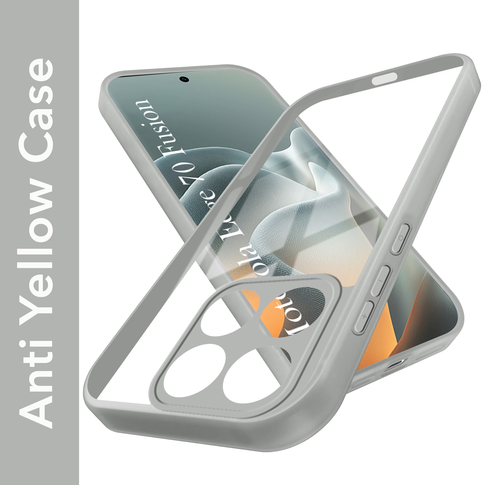 For Motorola Moto Edge 70 Fusion Back Cover Case Ultra-Hybrid (Lifetime Anti Yellow | Anti Scratch | Crystal Clear Shockproof)