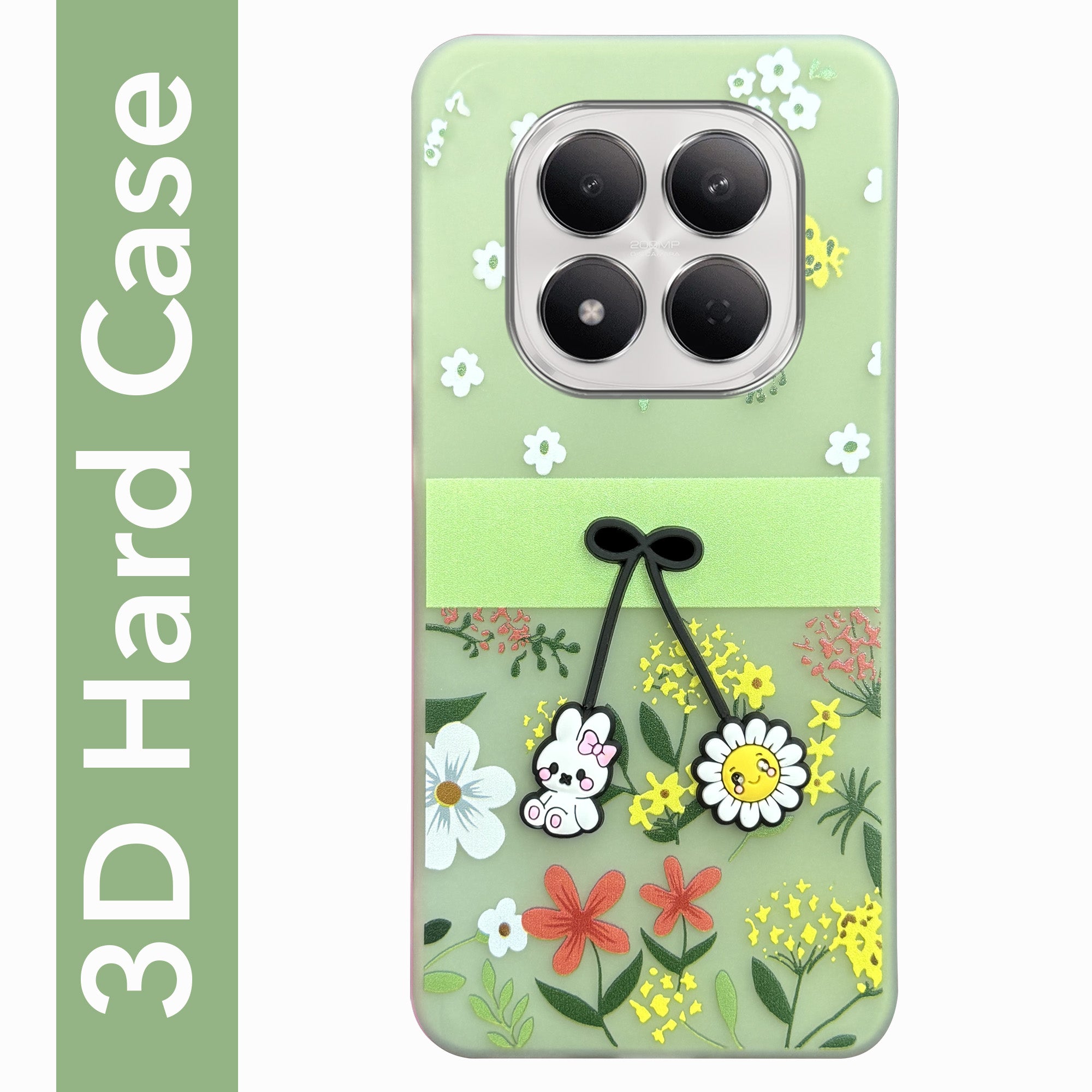 For Xiaomi Redmi Note 15 Pro 5G Back Cover Case (3D Cute Cartoons | Hard Back Side Soft | Matte Premium Finish | HD Printing)