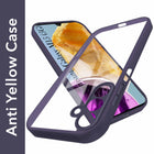 For Samsung Galaxy M15 5G Back Cover Case Ultra-Hybrid  (Lifetime Anti Yellow | Anti Scratch | Crystal Clear Shockproof)