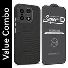 For OnePlus 15 5G Combo with Back Cover and 9H Tempered Glass (Liquid Silicone | Camera Protection | Oleophobic Coating Screen Glass)