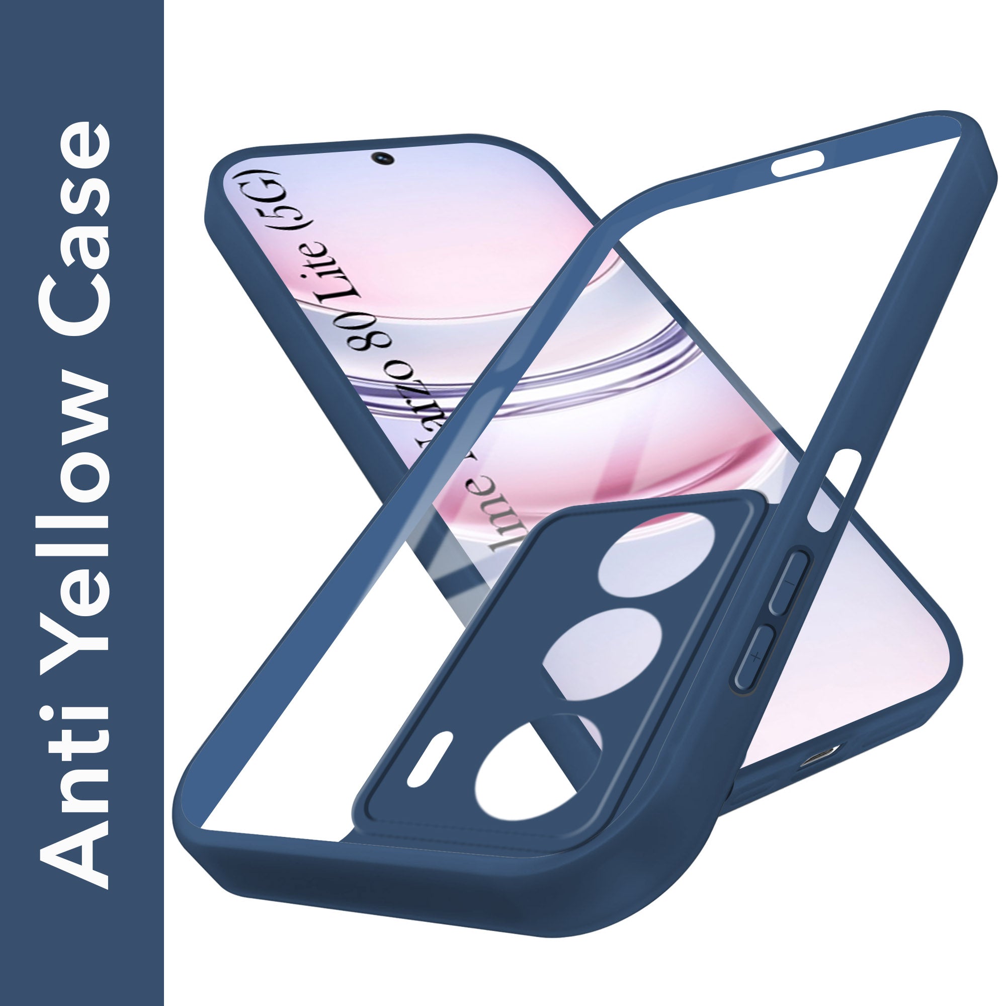 For Realme Narzo 80 Lite 5G Back Cover Case Ultra-Hybrid (Lifetime Anti Yellow | Anti Scratch | Crystal Clear Shockproof)