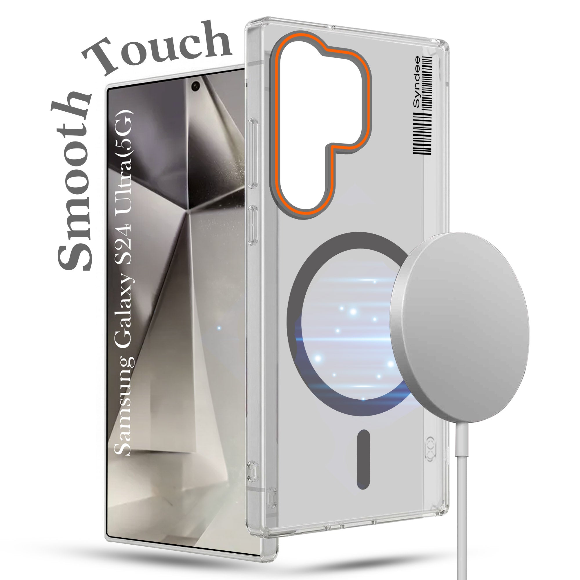 For Samsung Galaxy S24 Ultra Back Cover Case (Soft Touch | Camera Bump Protection | MagSafe Compatible | Matte Finish)
