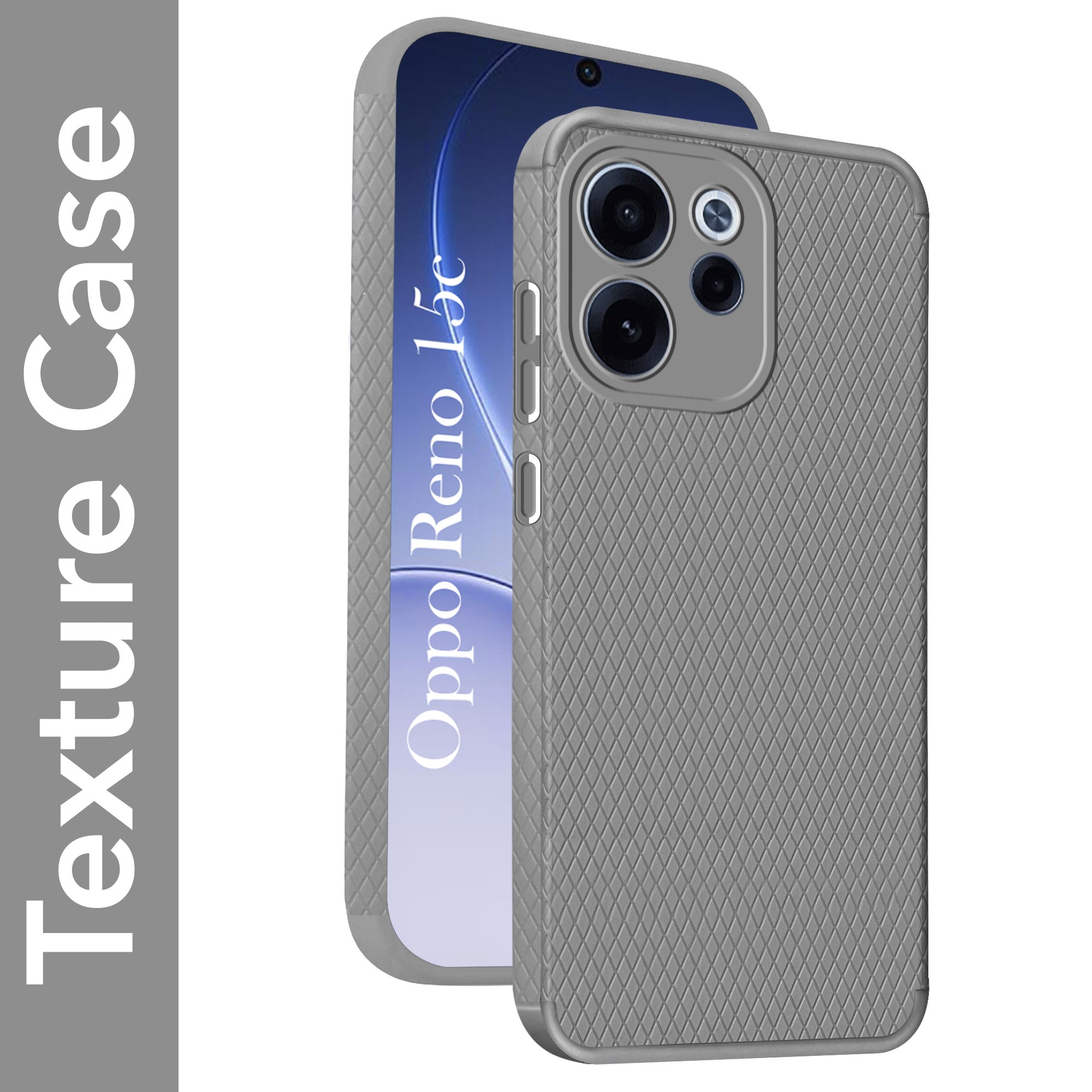 For Oppo Reno 15c Back Cover Case Liquid Silicone (Camera Protection | Side Grip Texture | Soft and Flexible)
