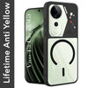 For Vivo T3 Ultra Back Cover Case Lifetime Anti-Yellow Clear (Camera Protection | Side Grip | Wireless MagSafe Compatible)