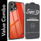 For Nothing CMF Phone 2 Pro Combo with Back Cover and 9H Tempered Glass (Lifetime Anti-Yellow | Crystal Clear Shockproof | Oleophobic Coating Screen Glass)