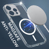 For Oppo Reno15 5G | Oppo Reno15 5G Back Cover Case Lifetime Anti-Yellow MagSafe Compatible Clear (Sleek Hard Crystal | Shockproof and Camera Protection)