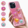 For Apple iPhone 15 Pro Max Back Cover Case (3D Cute Cartoons | Hard Back Side Soft | Matte Premium Finish | HD Printing)