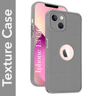 For Apple iPhone 13 Back Cover Case Liquid Silicone (Camera Protection | Side Grip Texture | Soft and Flexible)
