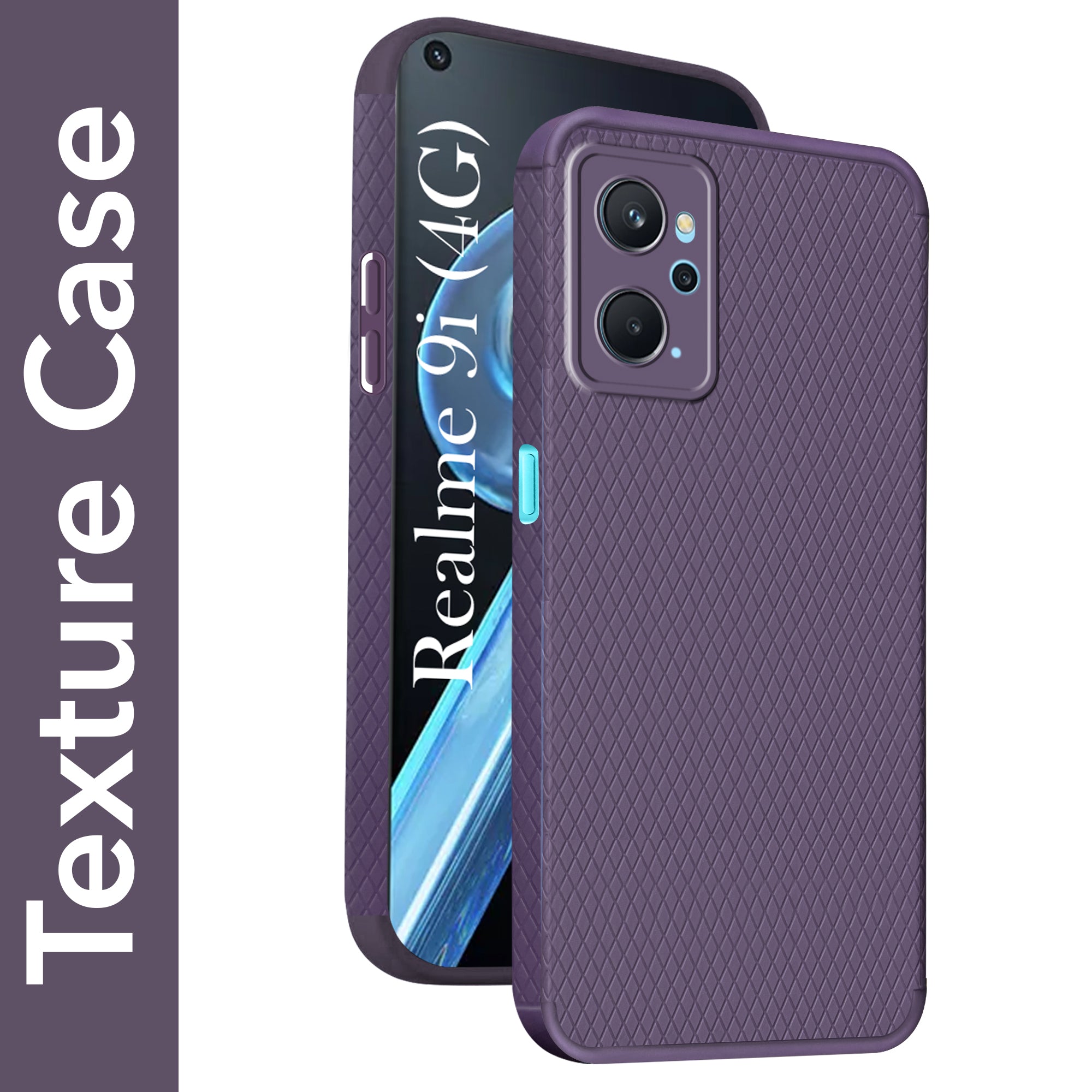 For Realme 9i Back Cover Case (Liquid Silicone | Side Grip | Camera Protection)
