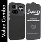 For Nothing Phone 4A Pro 5G Combo with Back Cover and 9H Tempered Glass (Liquid Silicone | Camera Protection | Oleophobic Coating Screen Glass)