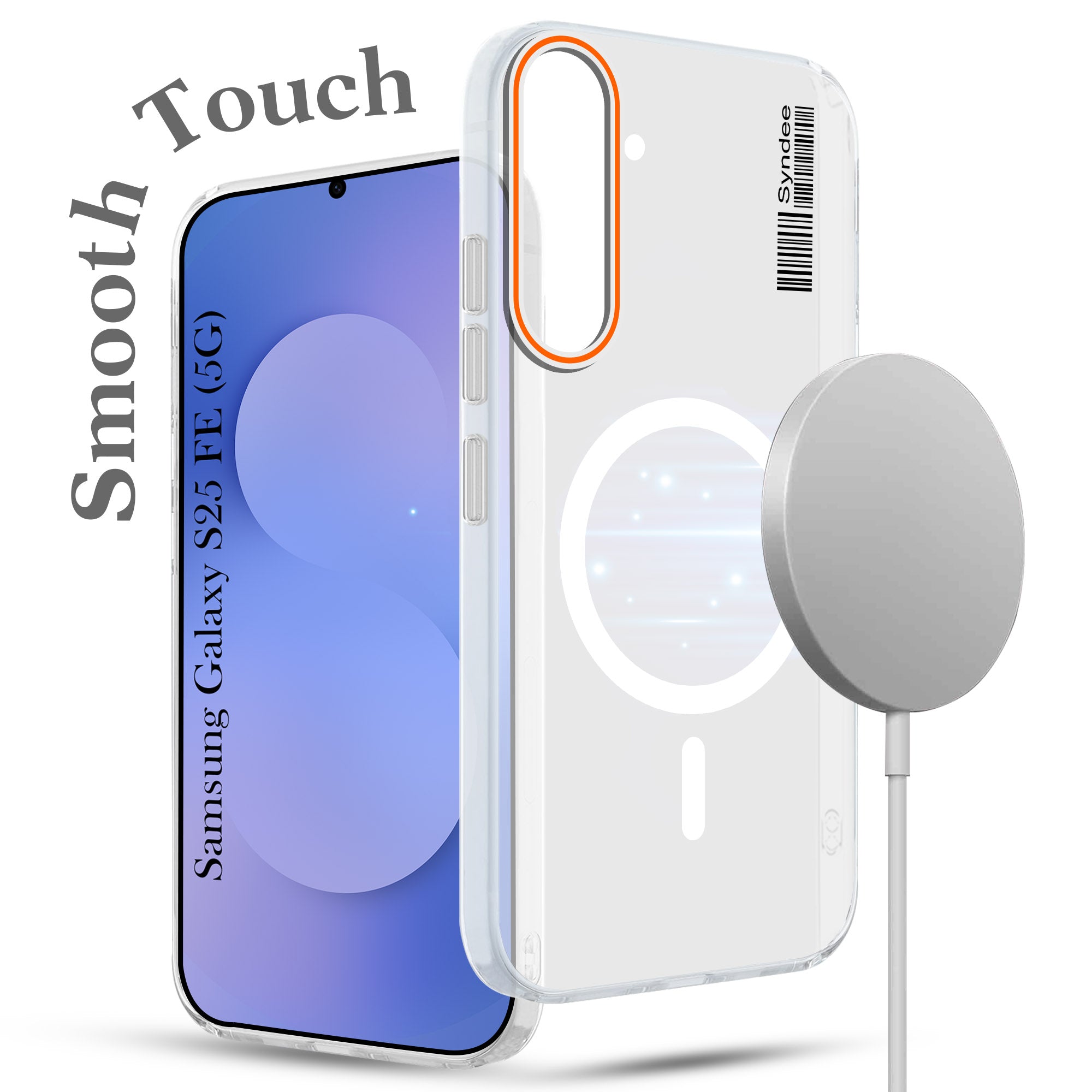 For Samsung Galaxy S25 FE Back Cover Case (Soft Touch | Camera Bump Protection | MagSafe Compatible | Matte Finish)