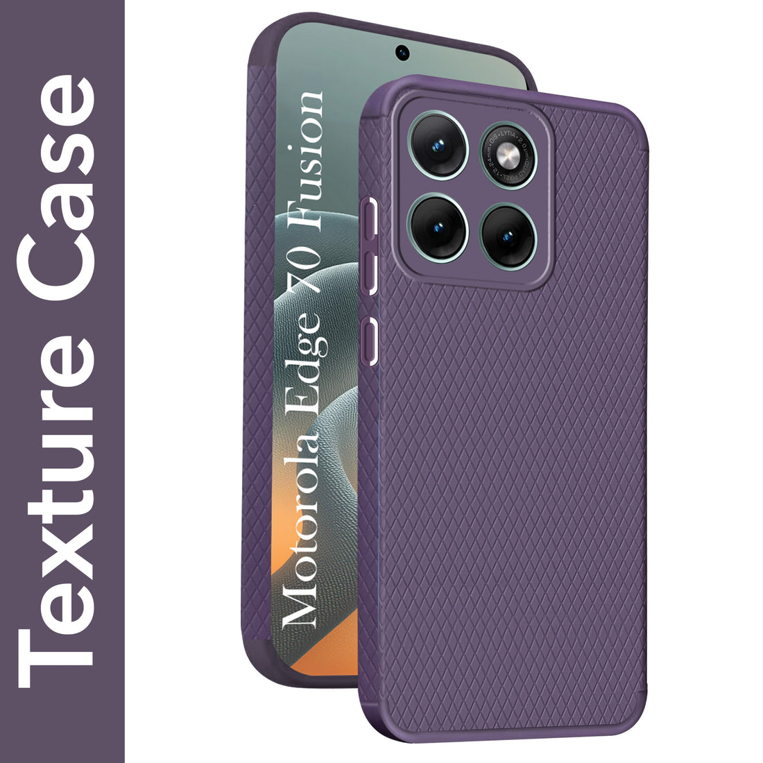 For Motorola Moto Edge 70 Fusion Back Cover Case Liquid Silicone (Camera Protection | Side Grip Texture | Soft and Flexible)