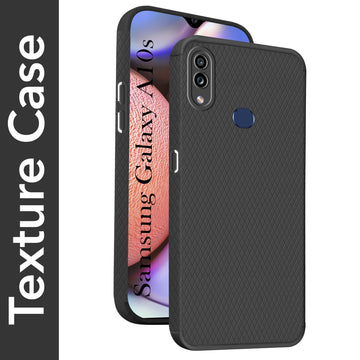 For Samsung Galaxy A10s Back Cover Case Liquid Silicone (Camera Protection | Side Grip Texture | Soft and Flexible)