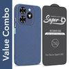 For Tecno Spark 20C Combo with Back Cover and 9H Tempered Glass (Liquid Silicone | Camera Protection | Oleophobic Coating Screen Glass)