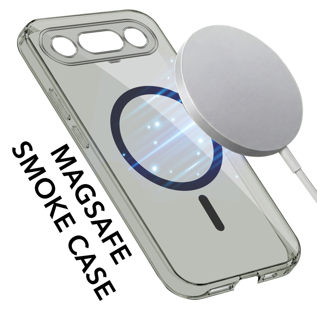 For Vivo X300 FE Back Cover Case Lifetime Anti-Yellow MagSafe Compatible Clear (Sleek Hard Crystal | Shockproof and Camera Protection)