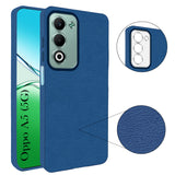 For Oppo A5 5G Back Cover Case (Glass Like Camera Protection | Leather Feel | Minimalist Professional Grip)