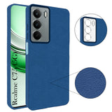 For Realme C75 5G Back Cover Case (Glass Like Camera Protection | Leather Feel | Minimalist Professional Grip)