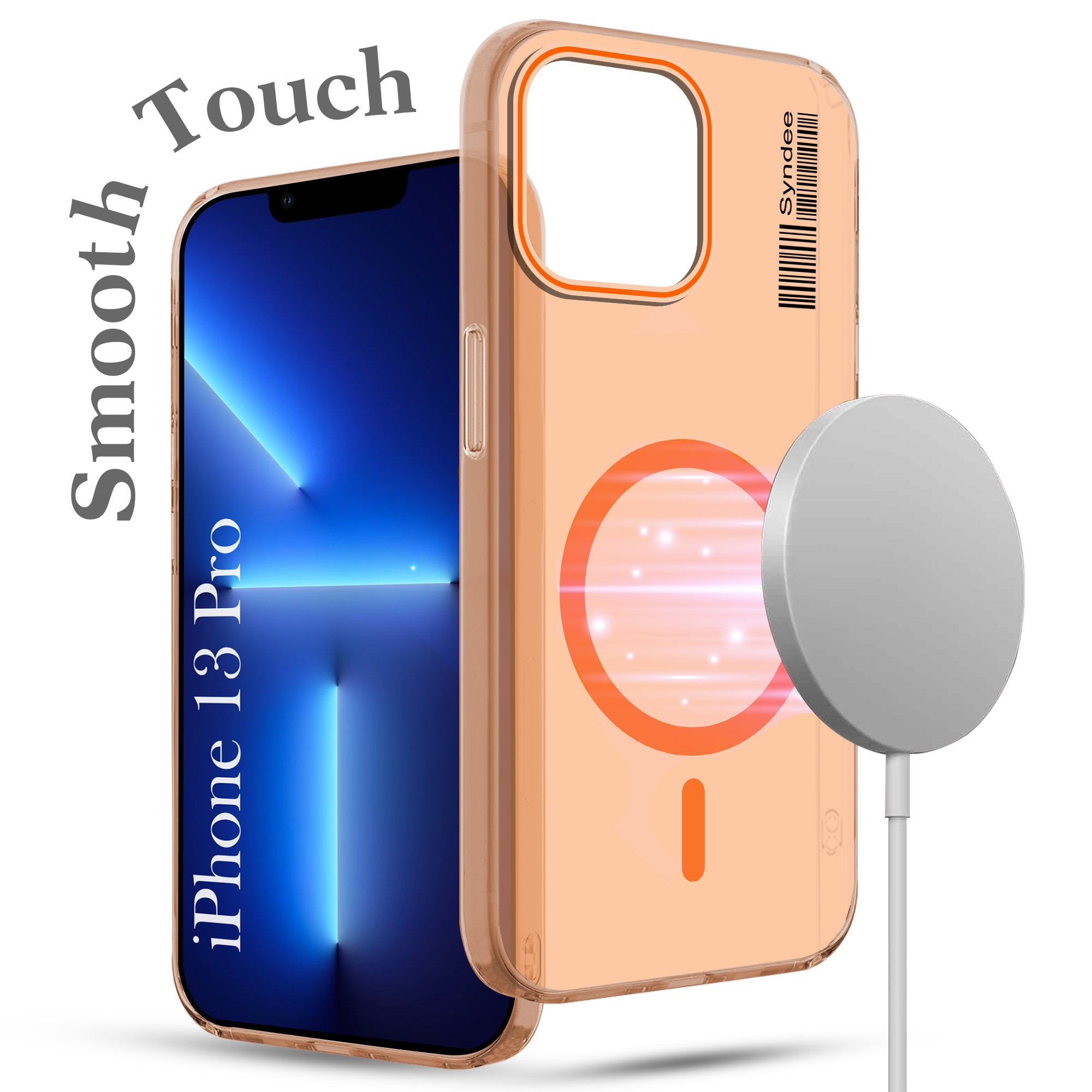 For Apple iPhone 13 Pro Back Cover Case (Soft Touch | Camera Bump Protection | MagSafe Compatible | Matte Finish)