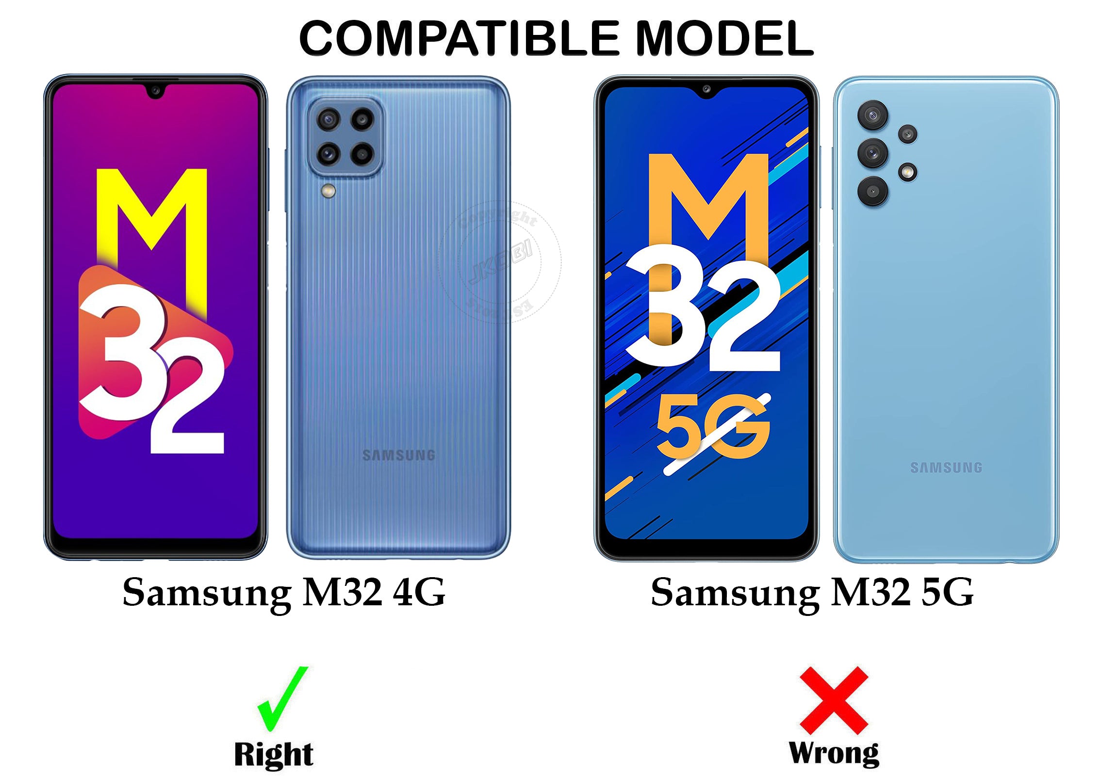 For Samsung Galaxy M32 4G Back Cover Case (Matte Finish Silicone with Inside Fiber Cloth)