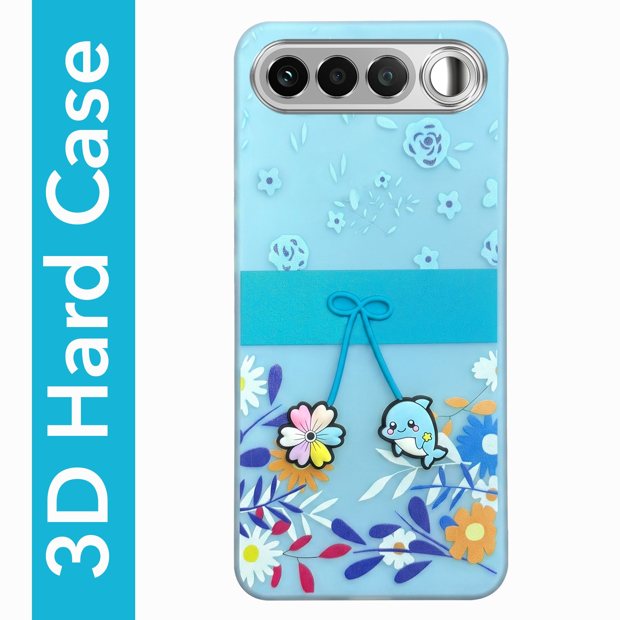 For Realme 16 Back Cover Case (3D Cute Cartoons | Hard Back Side Soft | Matte Premium Finish | HD Printing)