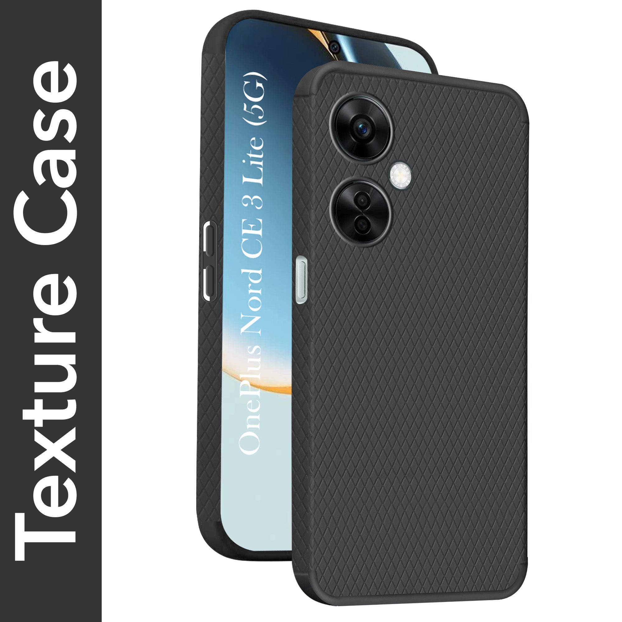 For OnePlus Nord CE 3 Lite Back Cover Case (Liquid Silicone | Side Grip | Camera Protection)