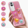 For Vivo iQOO Z10R Back Cover Case (3D Cute Cartoons | Hard Back Side Soft | Matte Premium Finish | HD Printing)