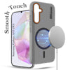 For Samsung Galaxy A35 5G Back Cover Case (Soft Touch | Camera Bump Protection | MagSafe Compatible | Matte Finish)